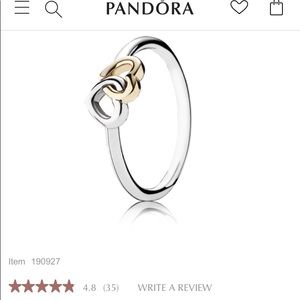 Pandora Heart to Heart ring